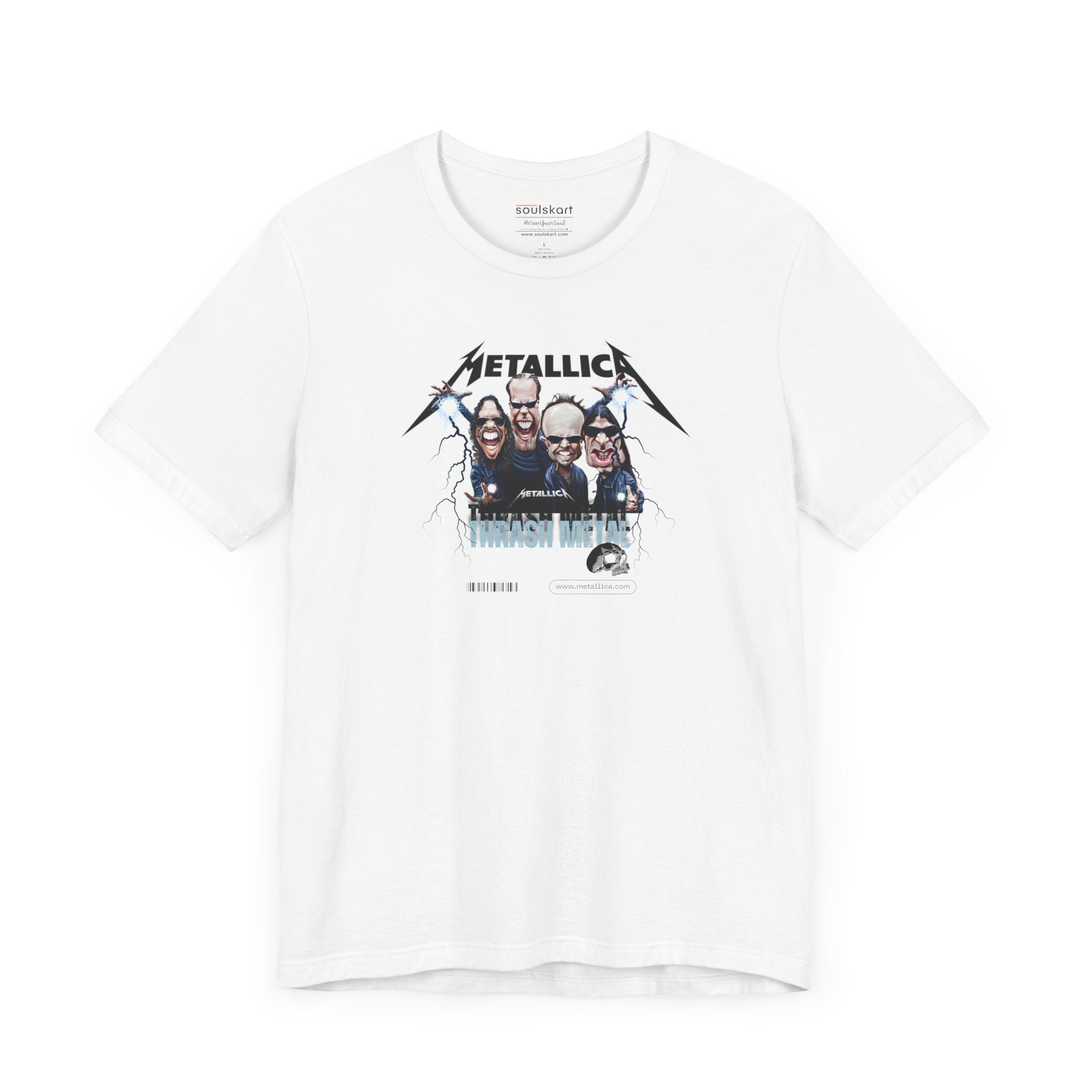 Ride the Lightning Metallica Graphic T-Shirt — back view