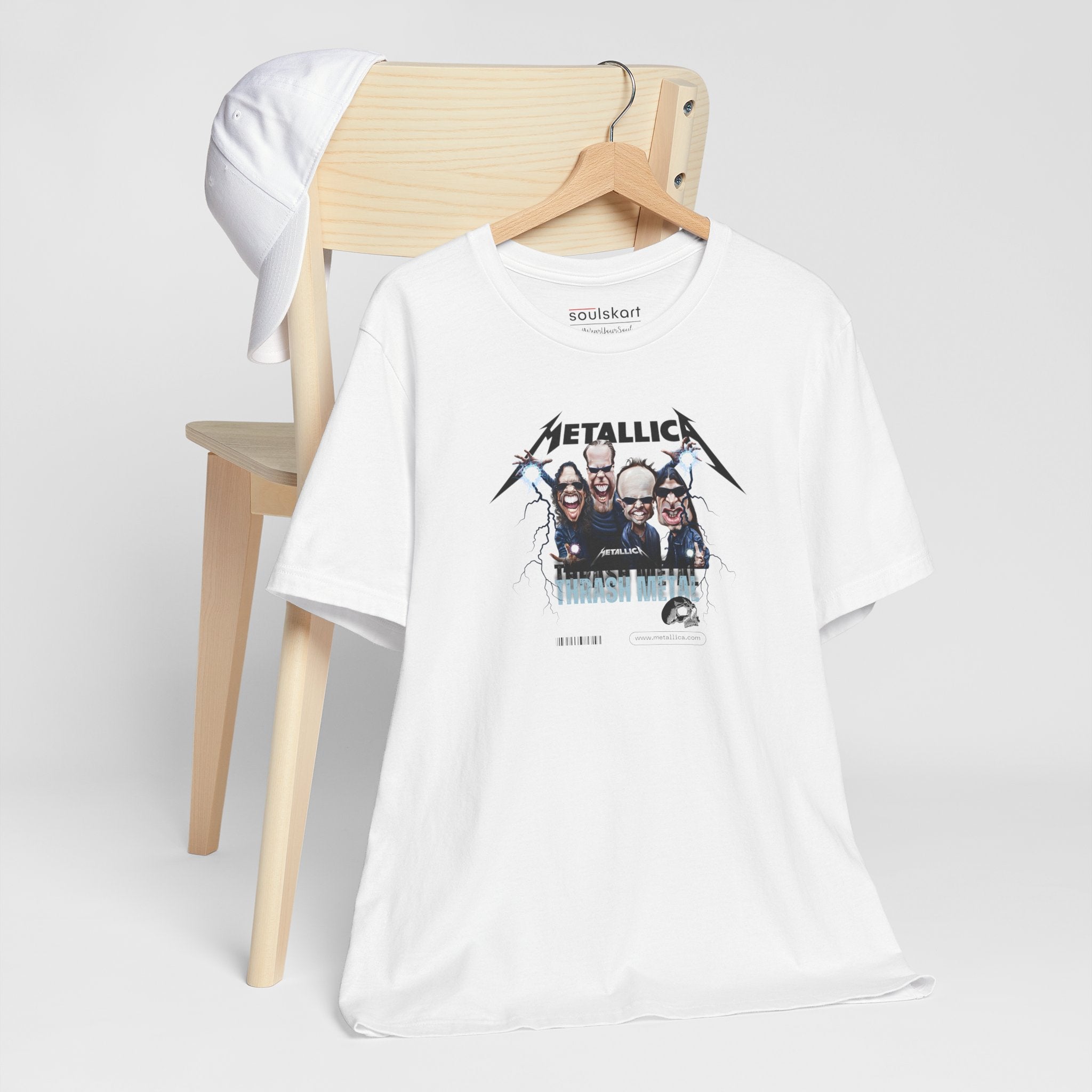 Ride the Lightning Metallica Graphic T-Shirt — detail shot