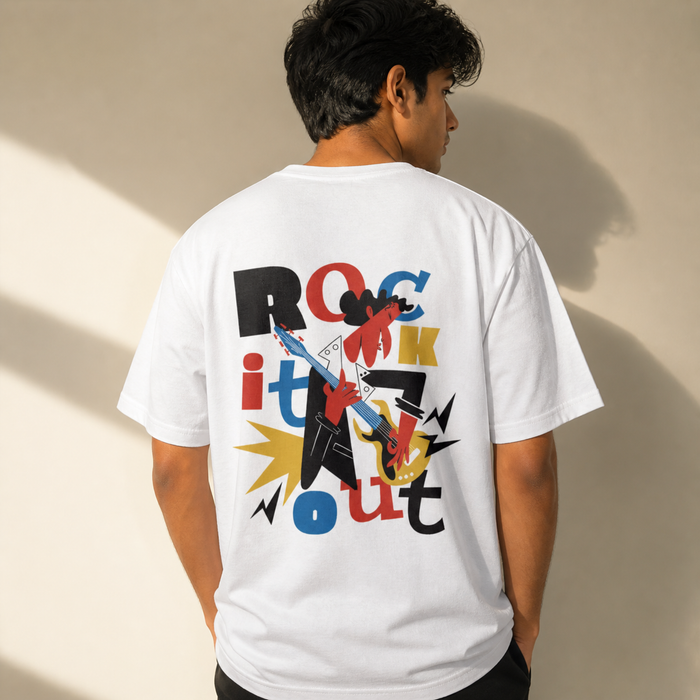 Rock It Out Oversized Unisex T-Shirt