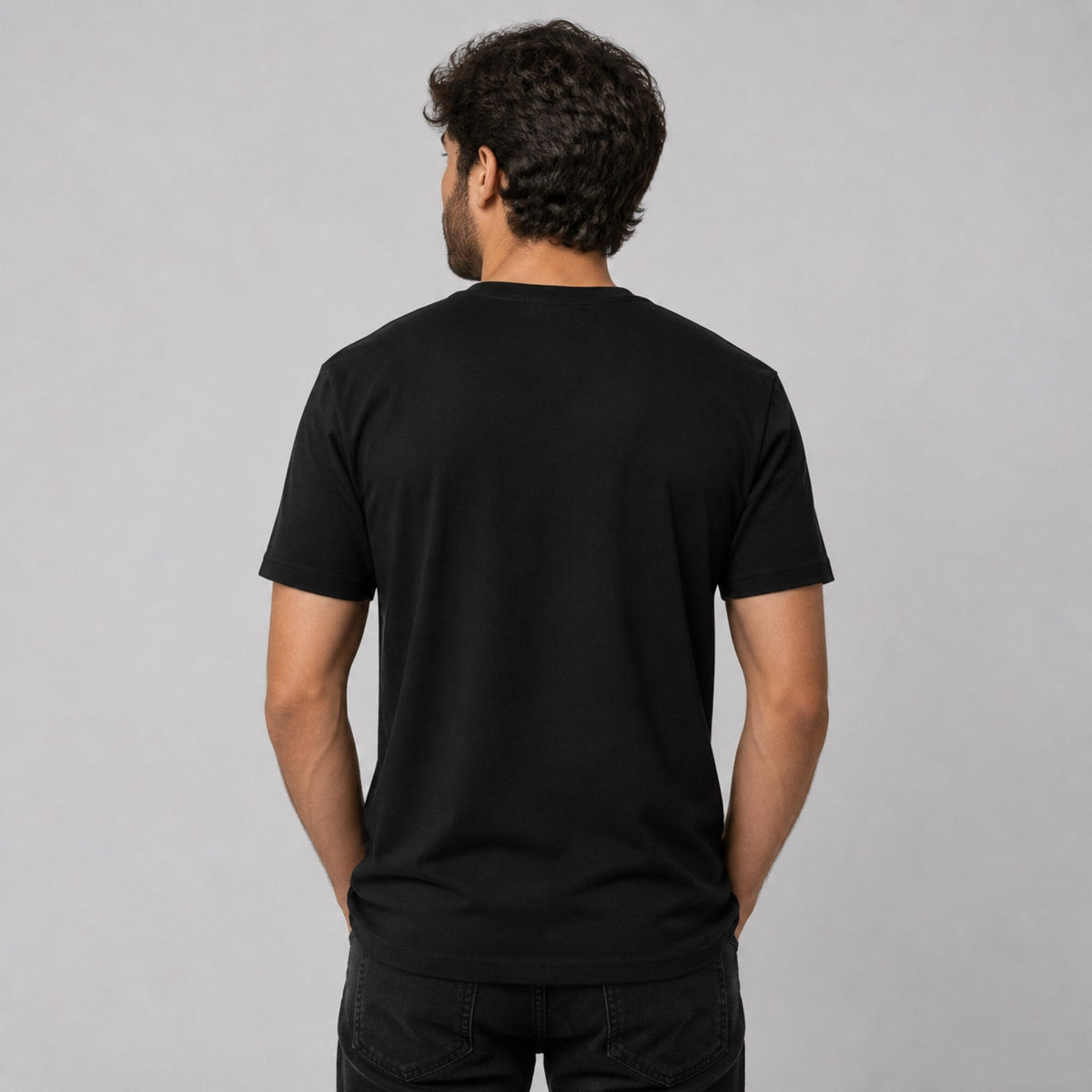 Freedom for Schrodinger's Cat Unisex T-Shirt — worn on model, back