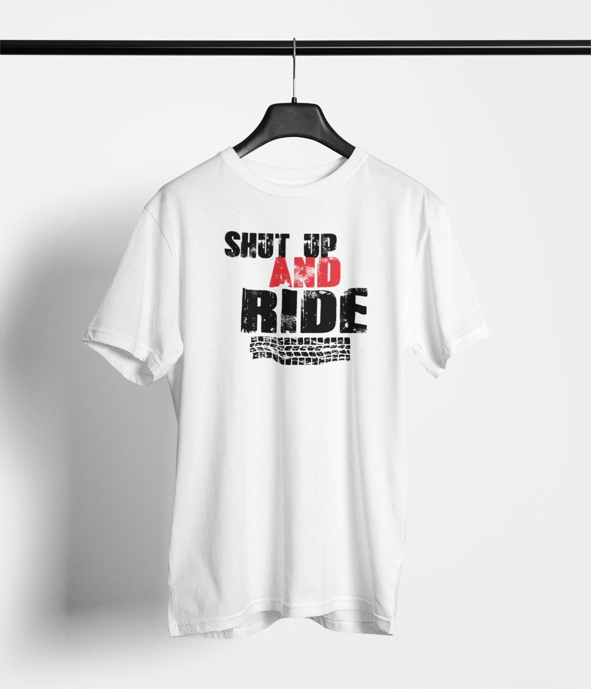 Shut Up and Ride Unisex Printed T-Shirt — main product image