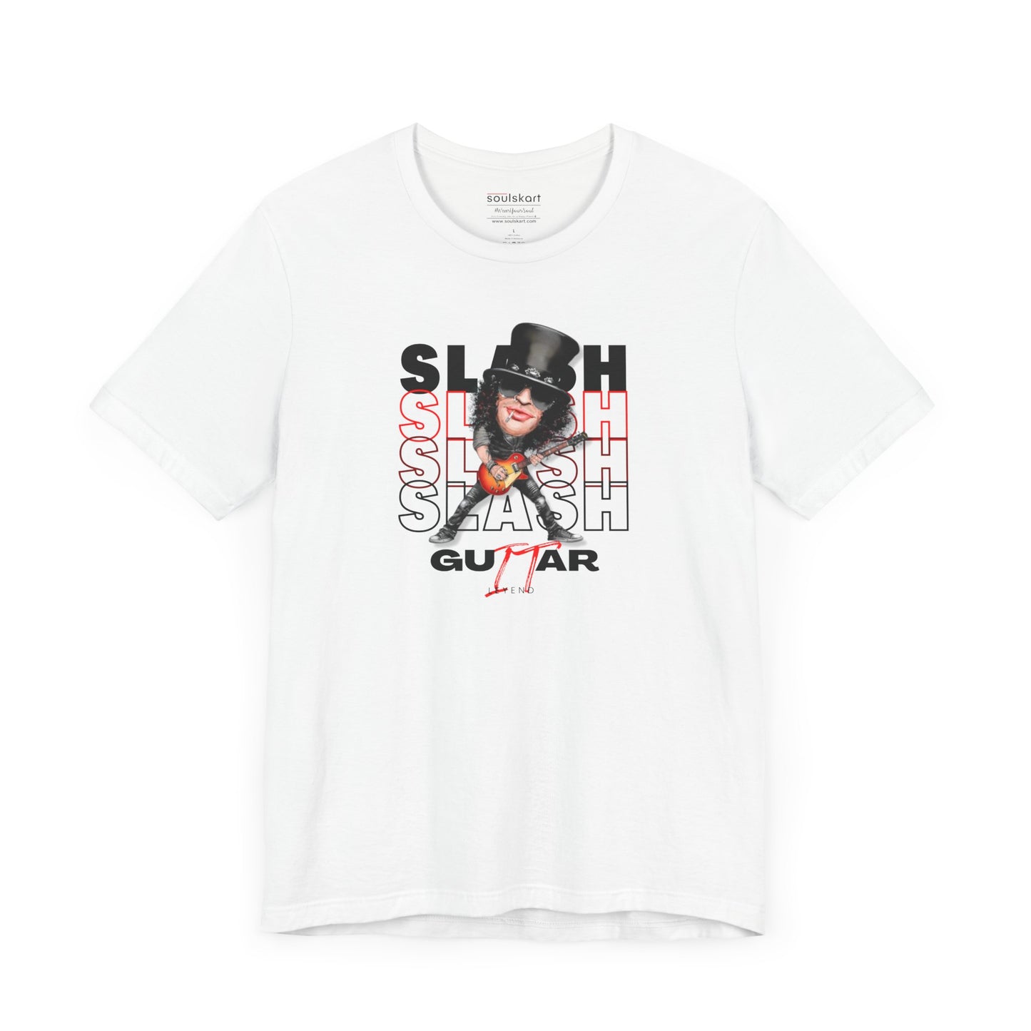 Slash Guitar Legend Graphic Tee — back view