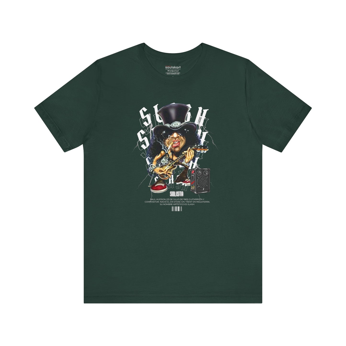 Slash Guns N' Roses Printed T-Shirt — front view