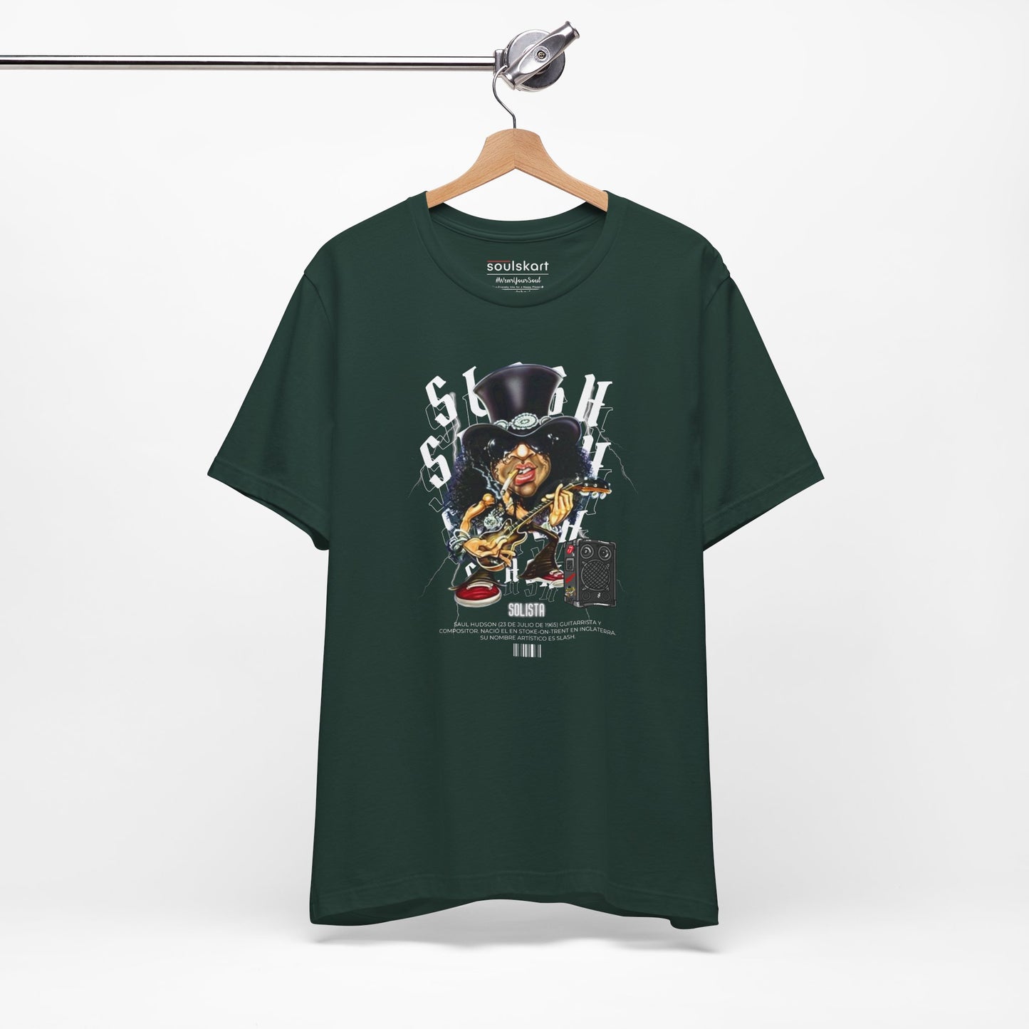 Slash Guns N' Roses Printed T-Shirt — side view