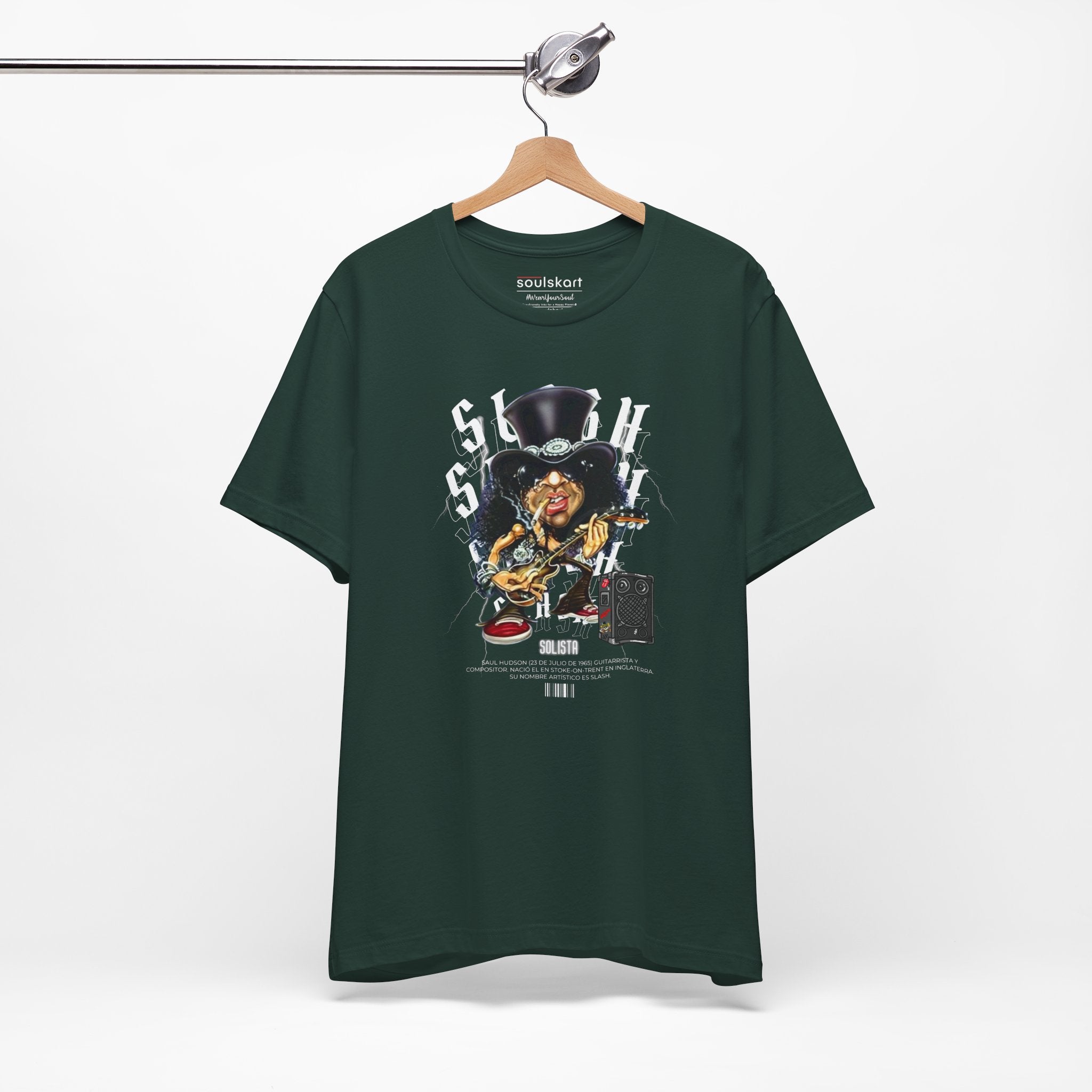 Slash Guns N' Roses Printed T-Shirt — side view