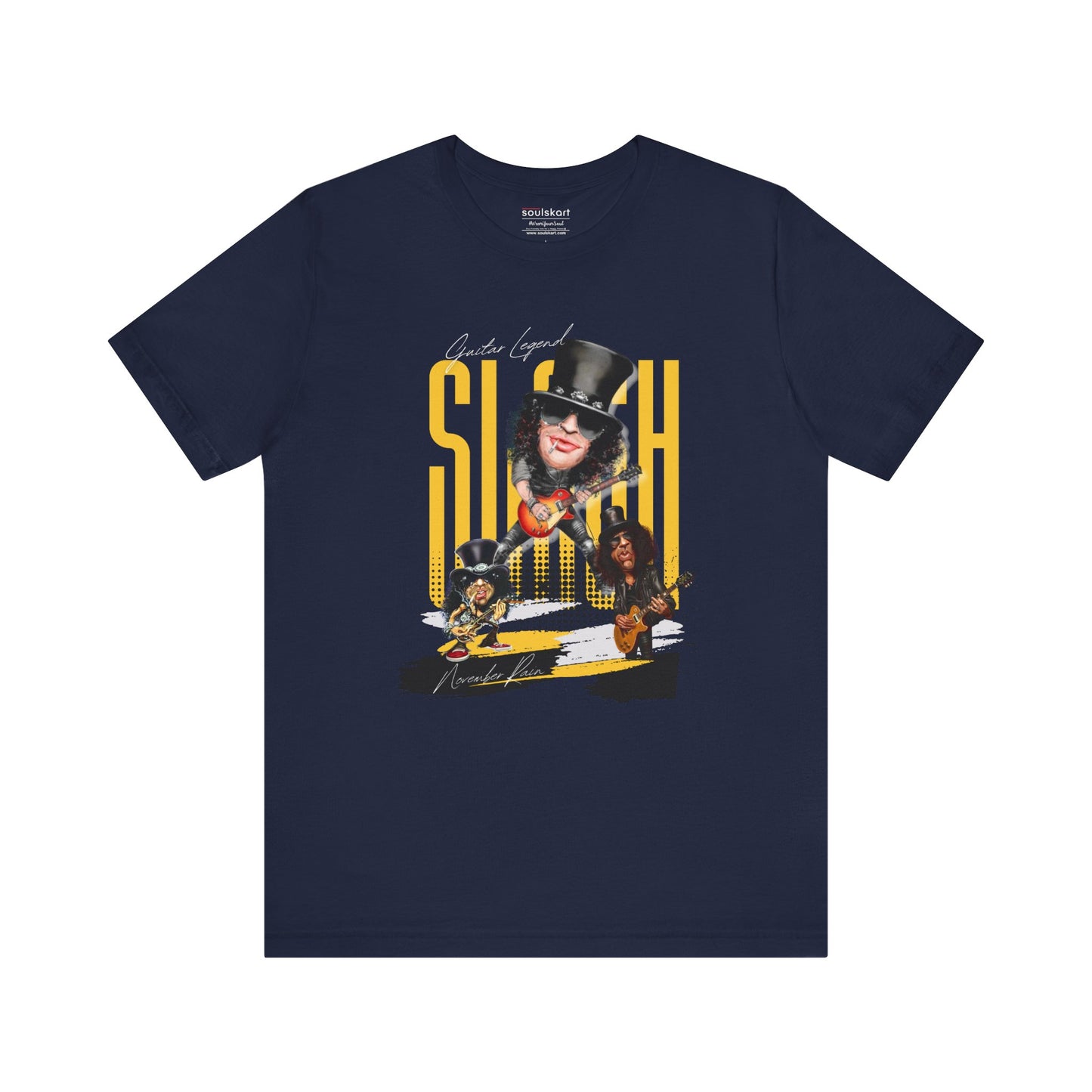 Slash Print Music T-Shirt — front view