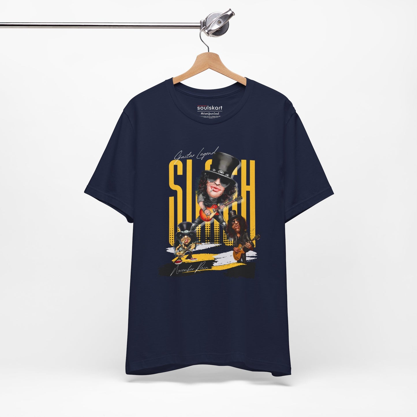 Slash Print Music T-Shirt — side view