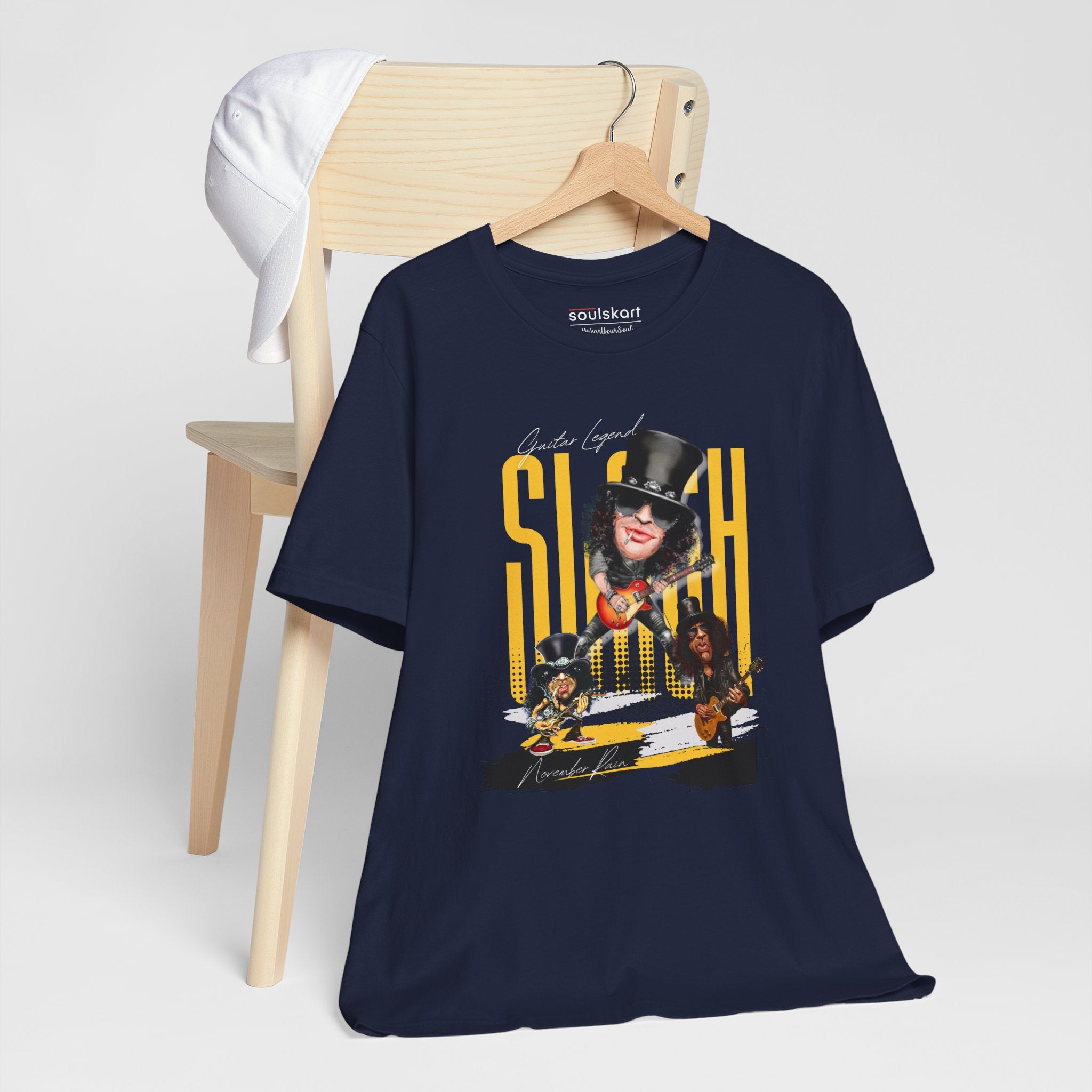 Slash Print Music T-Shirt — detail shot