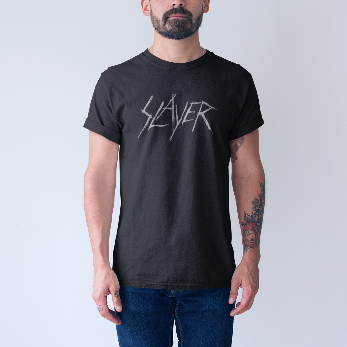 Slayer Scratched Logo Tee — product photo 2