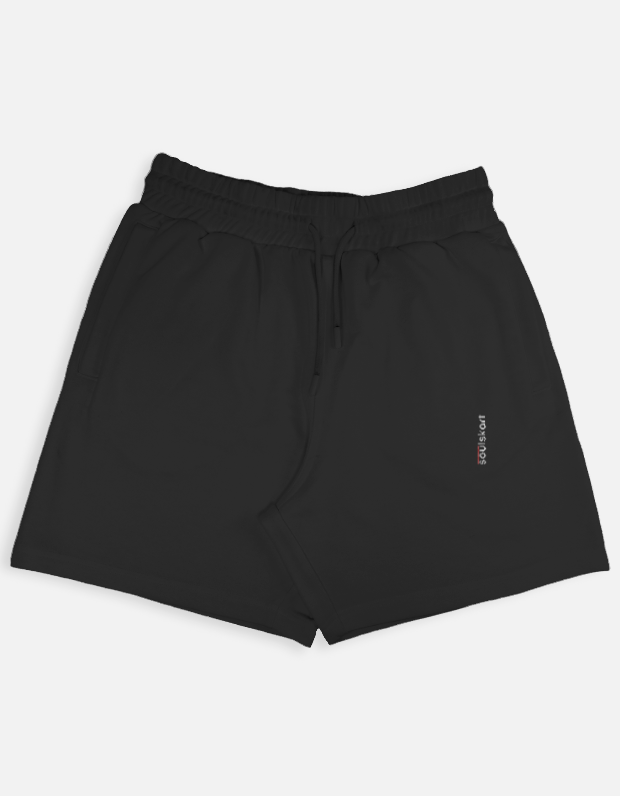 Soulskart Slouch Unisex Embroidered Shorts — main product image