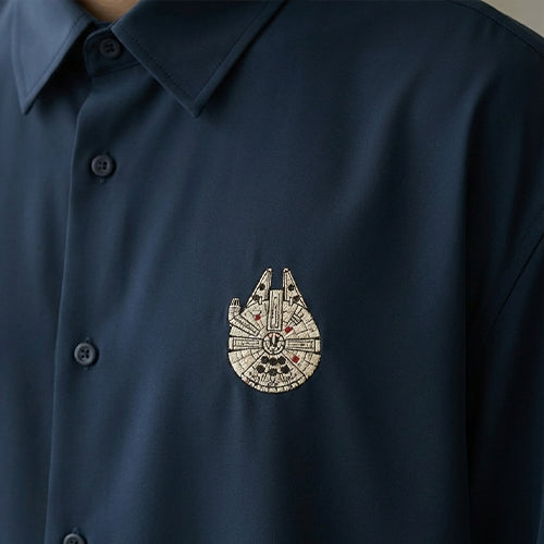 Star Wars Millennium Falcon Never Tell Me the Odds Oversized Buttoned — product photo 2