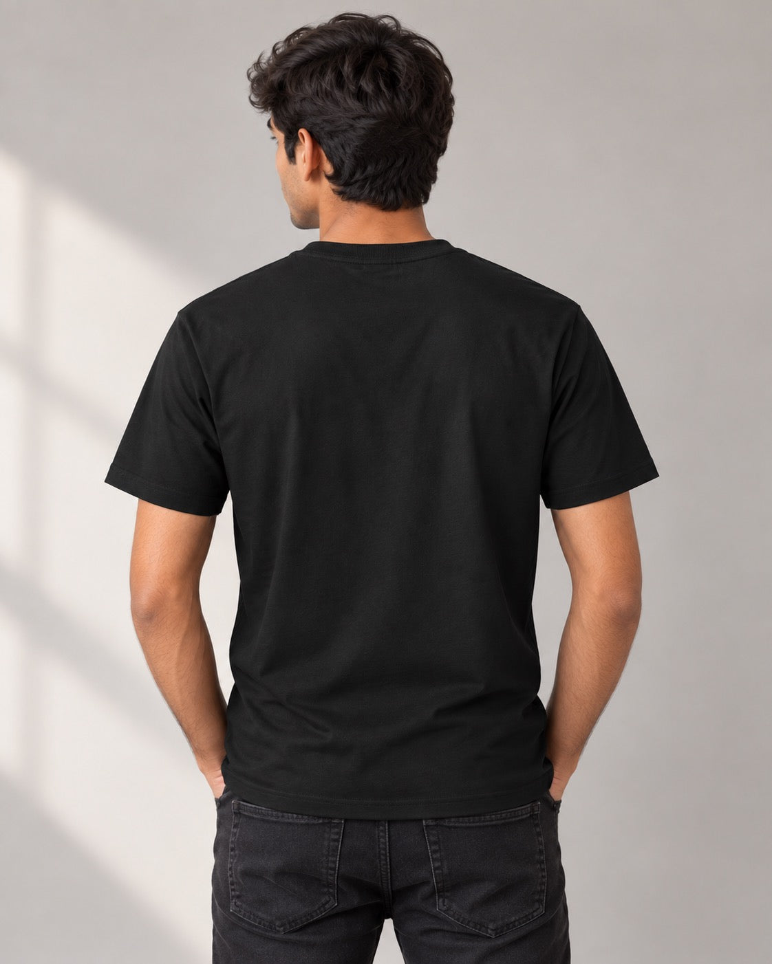 Stay Agile and Carry On Product Manager Tee, on-model plain back