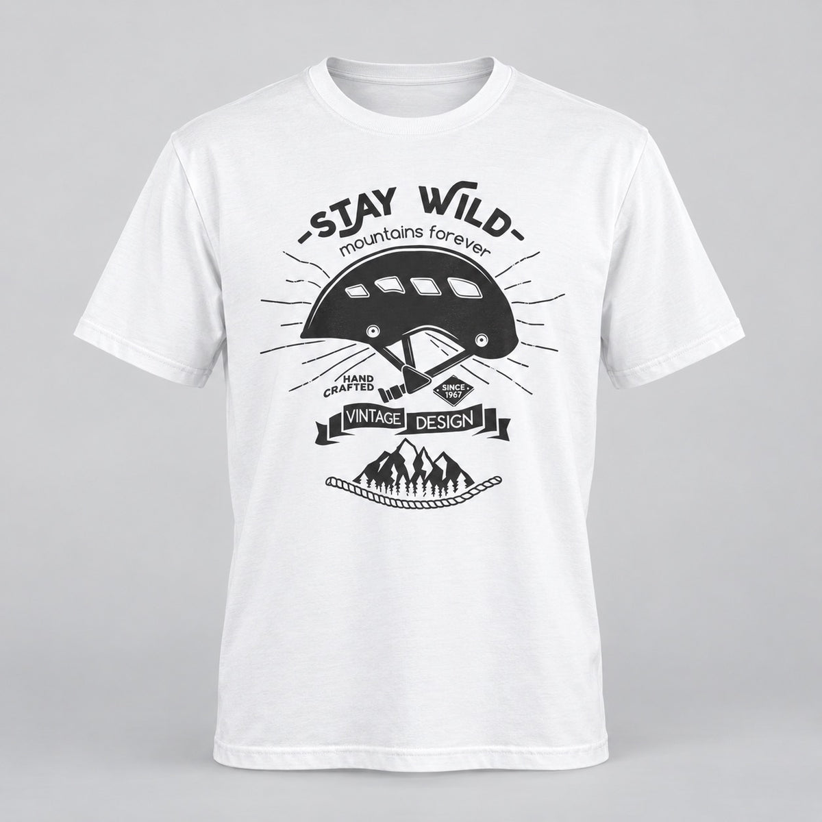 Stay Wild Unisex T-Shirt, ghost mannequin front