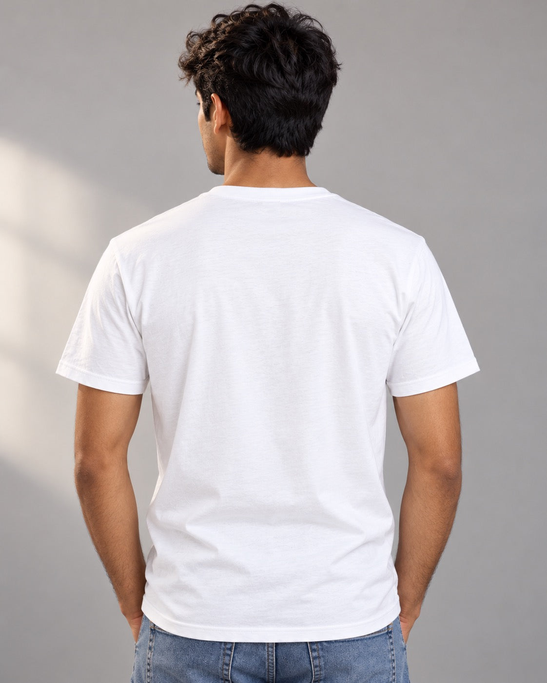 Stay Wild Unisex T-Shirt, on-model plain back