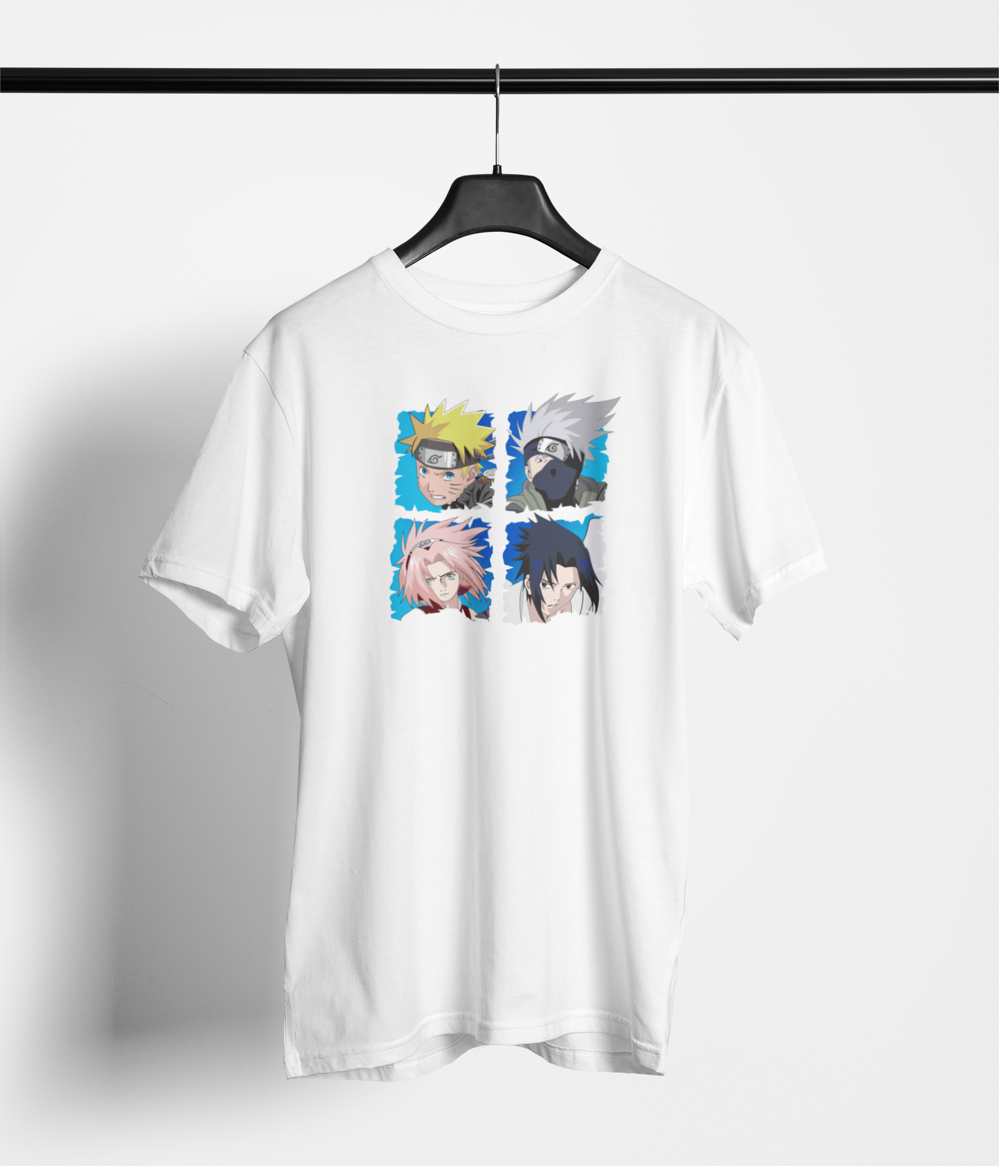 Naruto Shippuden Squad Goals T-Shirt - Featuring Naruto, Sakura, Kakashi, Sasuke - Ultimate Ninja Anime Manga Fanwear