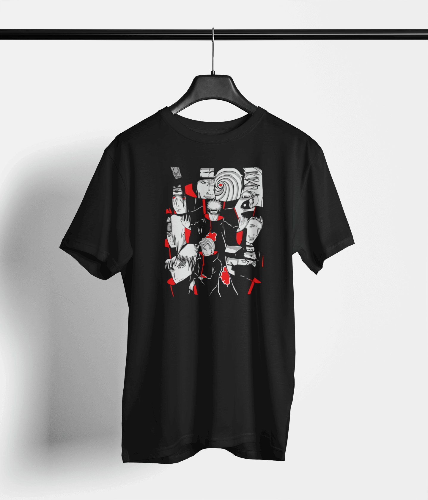 Epic Akatsuki Ensemble: Unisex Naruto Fan T-Shirt