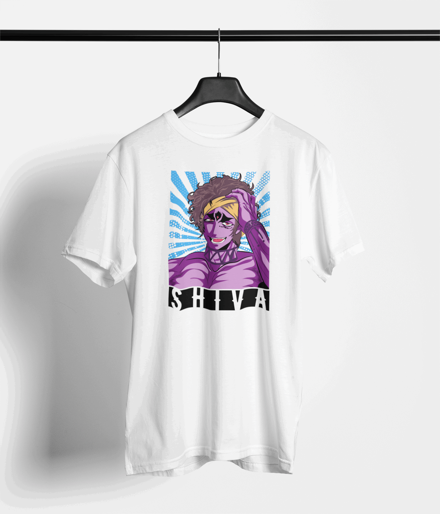 Divine Showdown Unisex T-Shirt: Shiva from Record of Ragnarok - Where Mythology Meets Streetwear