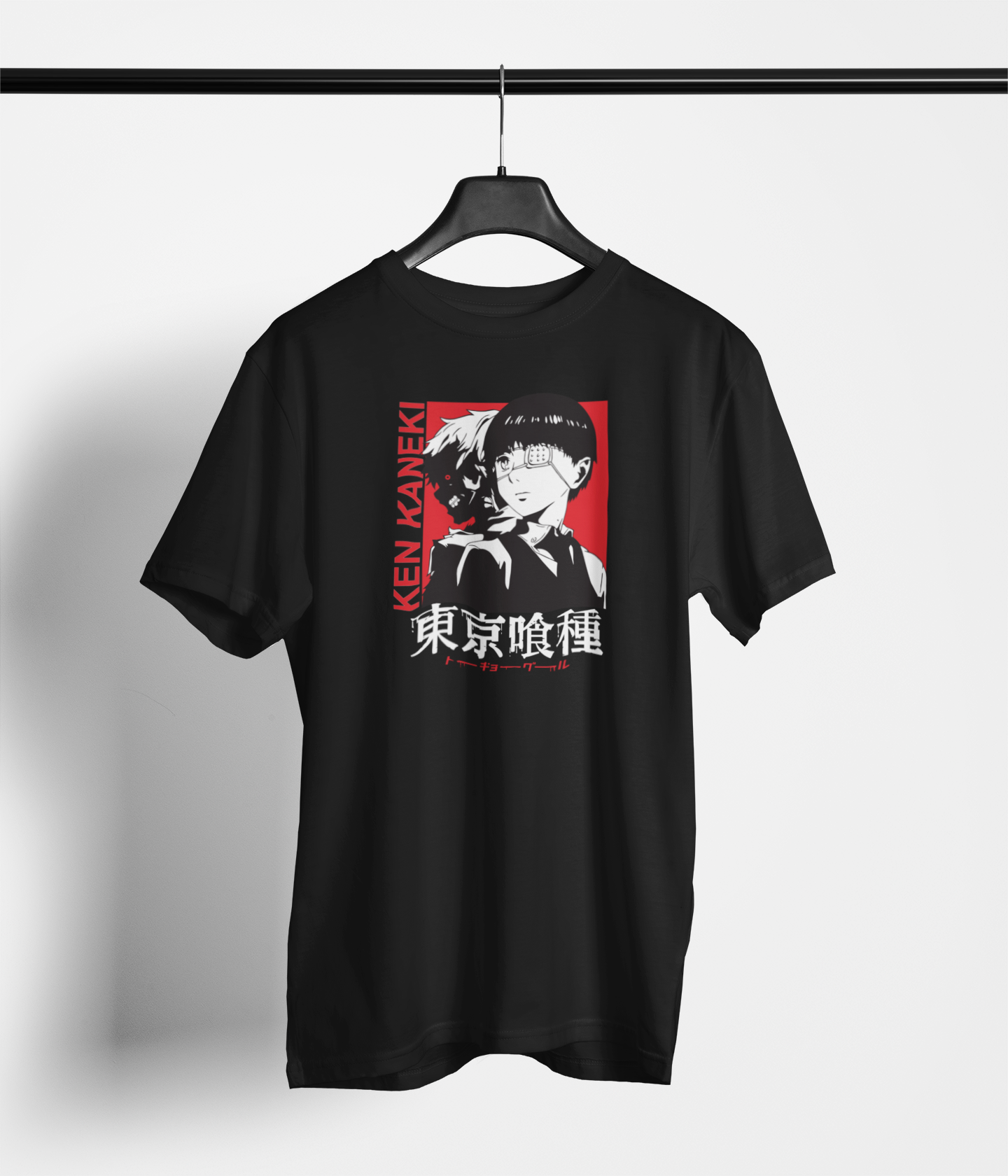 Tokyo Ghoul Ken Kanji Explosion - Premium Unisex T-Shirt