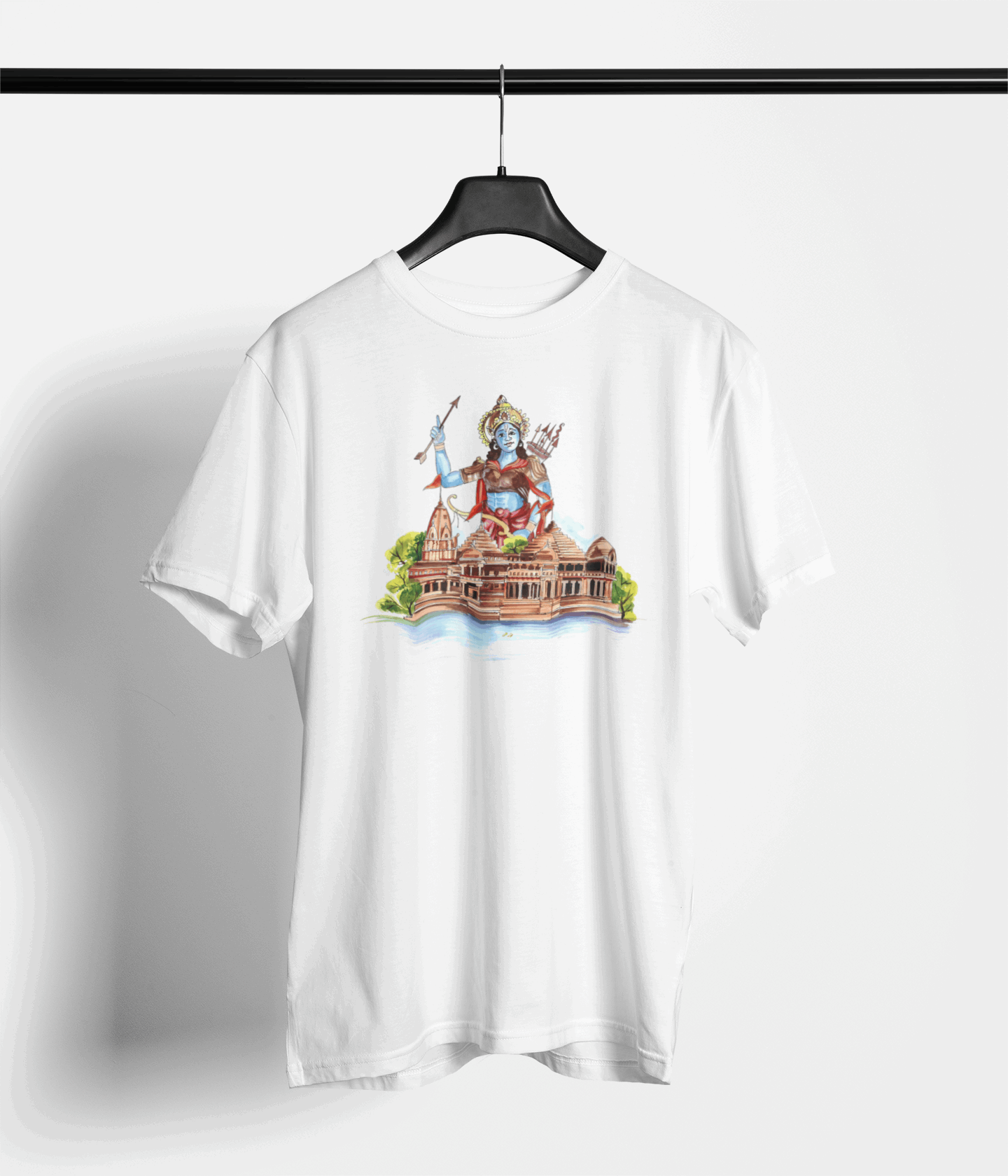 Ayodhya's Pride: Lord Ram Printed Unisex T-Shirt