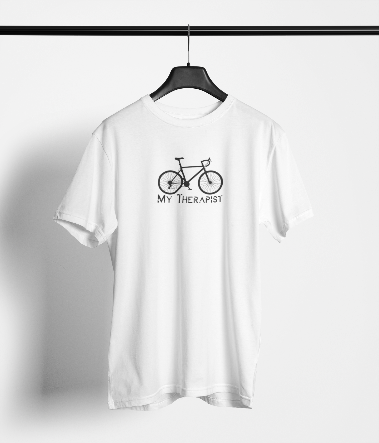 My Therapist Cycling Unisex Printed T-Shirt