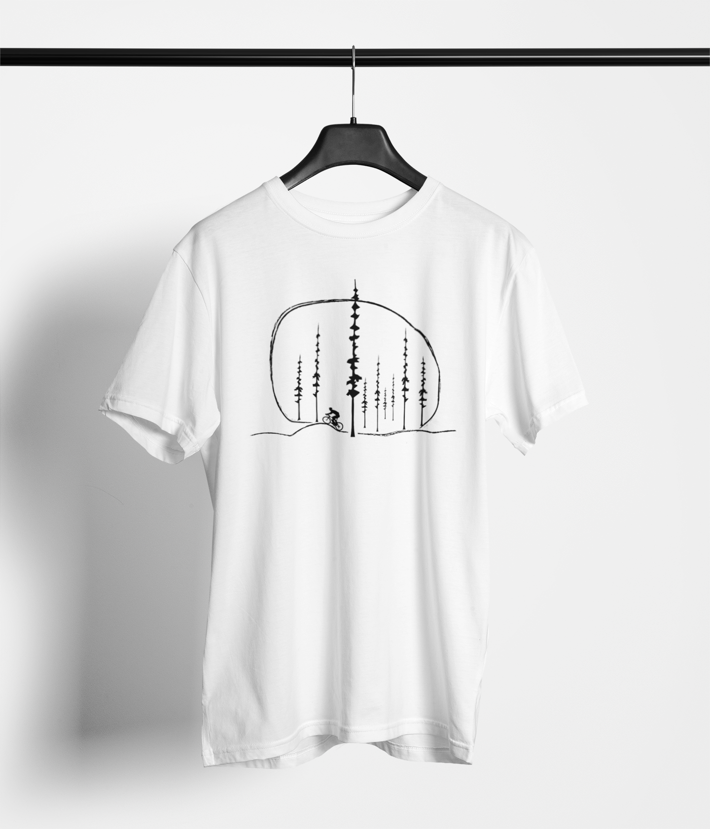 Mountain Biking Adventure Unisex Printed T-Shirt - Main Product Image