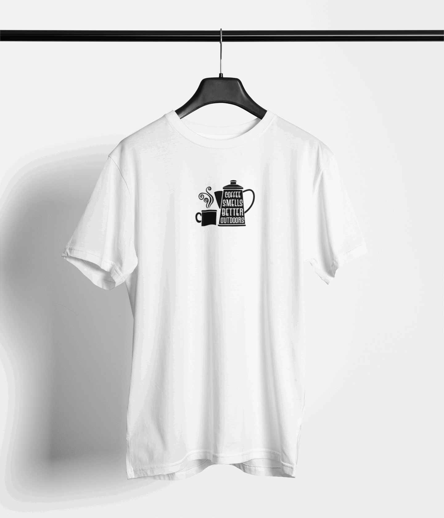 Coffee Smells Better Outdoors T-Shirt