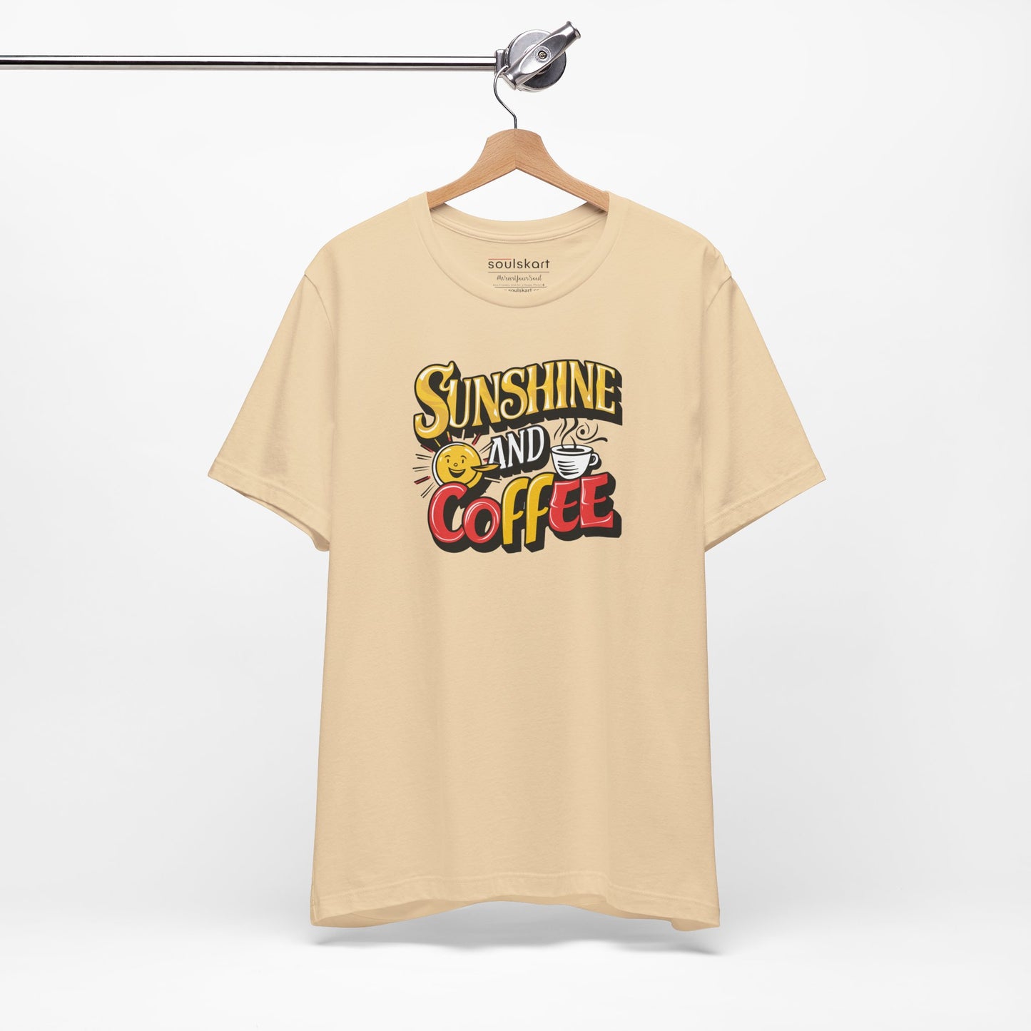 Sunshine and Coffee Tee — Sand — product photo 3