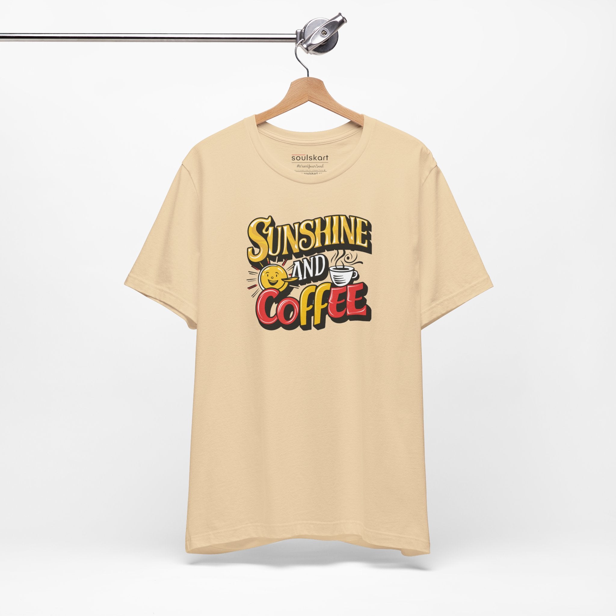 Sunshine and Coffee Tee — Sand — product photo 3