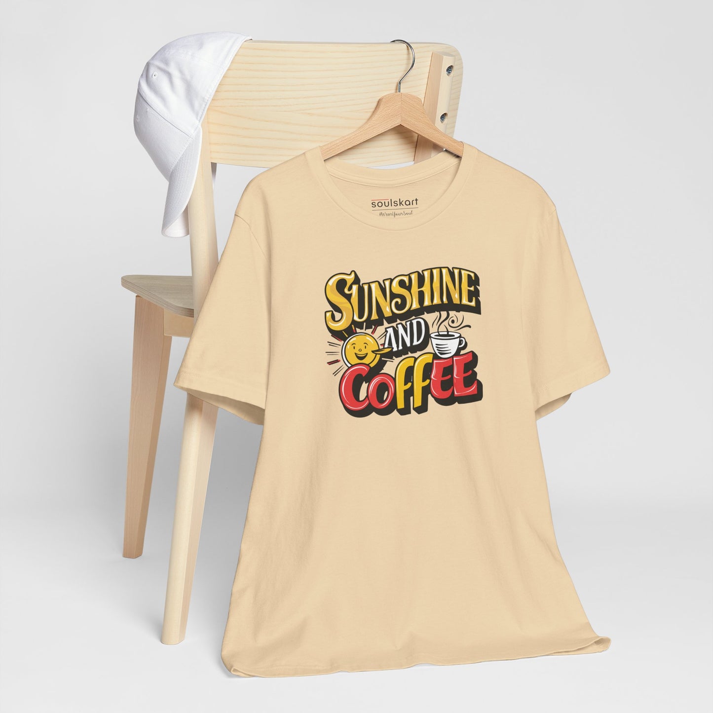 Sunshine and Coffee Tee — Sand — product photo 4