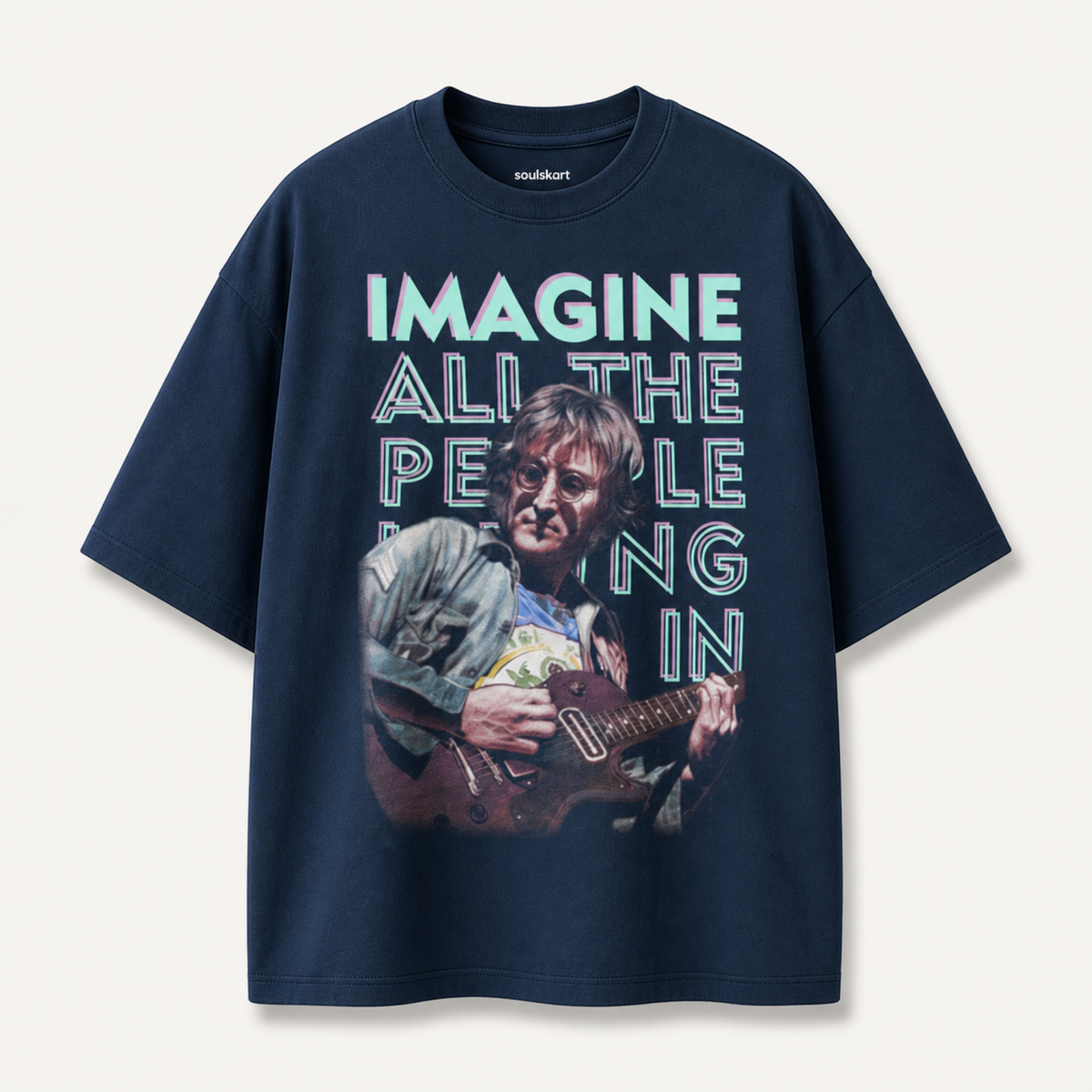 The Beatles Imagine Oversized T-Shirt