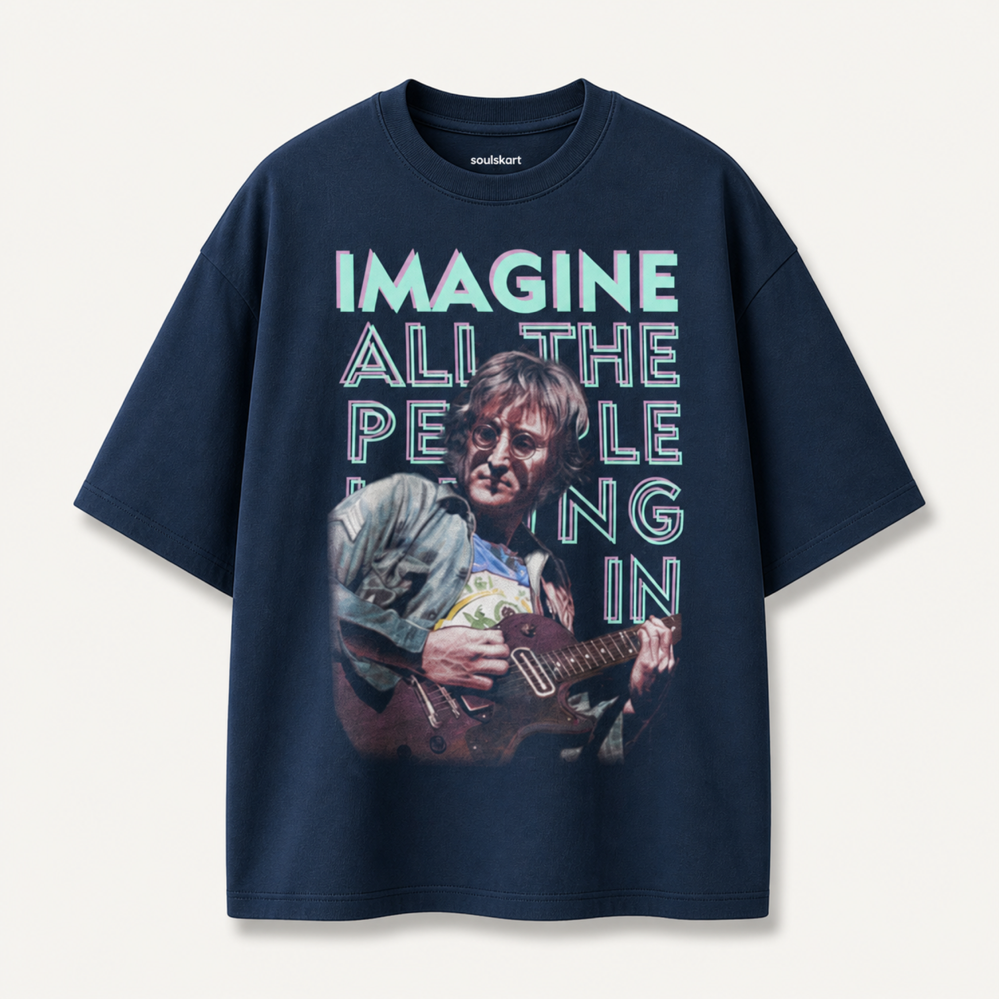 The Beatles Imagine Oversized T-Shirt