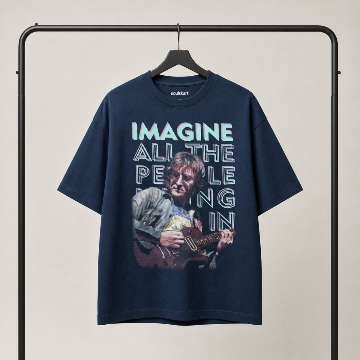 The Beatles Imagine Oversized T-Shirt