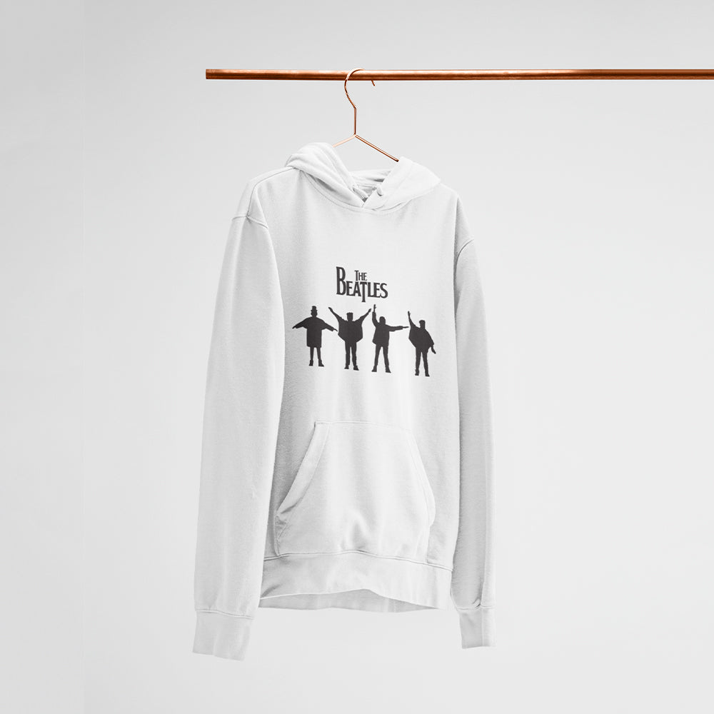 The Beatles Raised Arms Silhouettes Hoodie — main product image