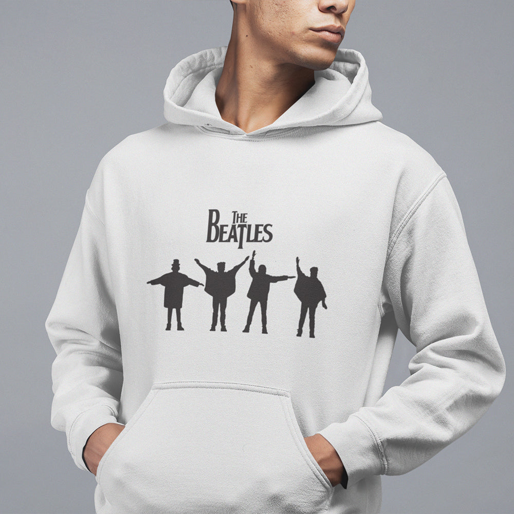 The Beatles Raised Arms Silhouettes Hoodie — product photo 2