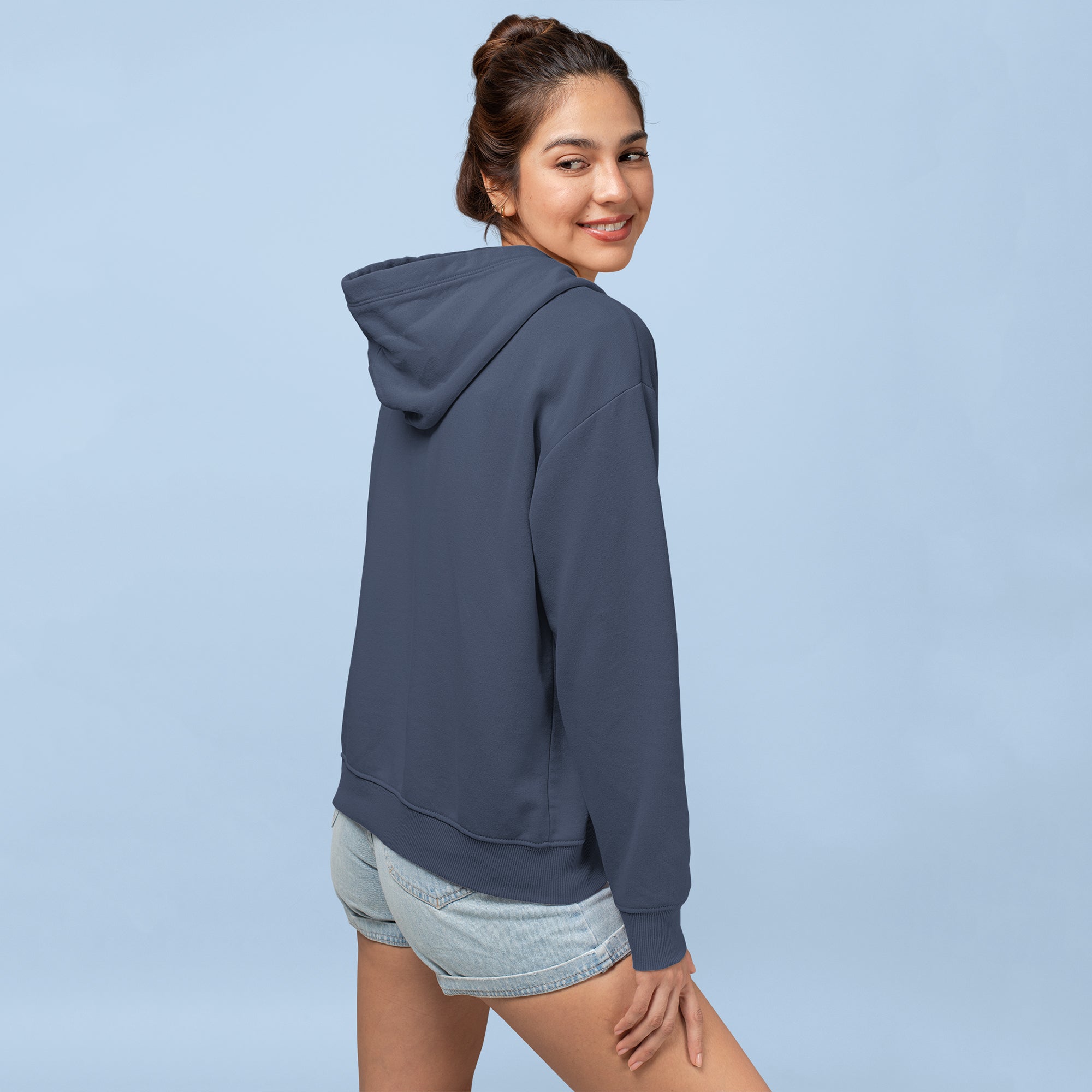 The Beatles Unisex Navy Blue Hoodie — product photo 8
