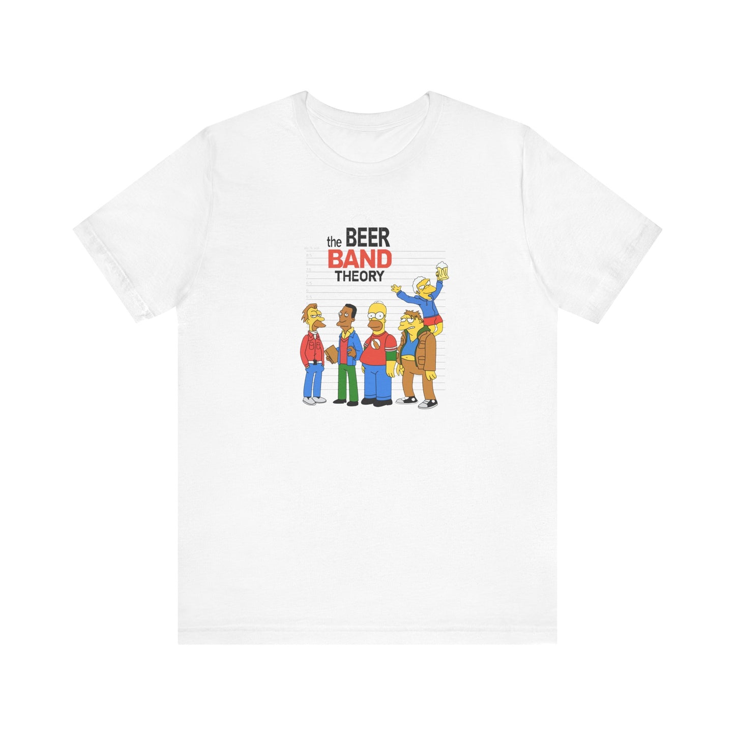 The Beer Band Theory T-Shirt — front view