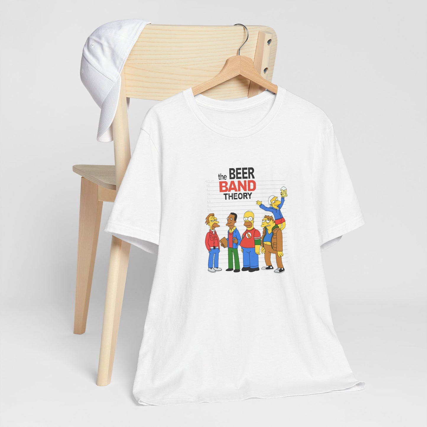 The Beer Band Theory T-Shirt — detail shot