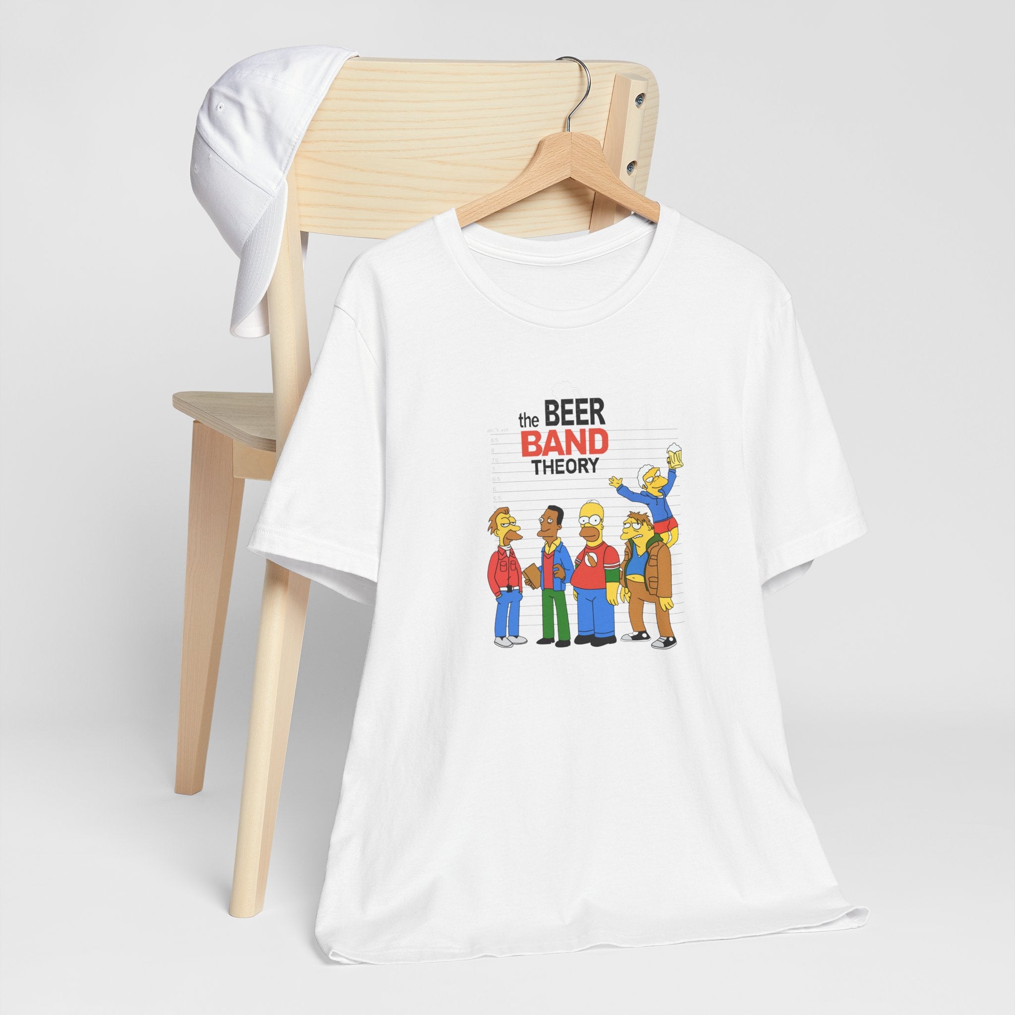 The Beer Band Theory T-Shirt — detail shot