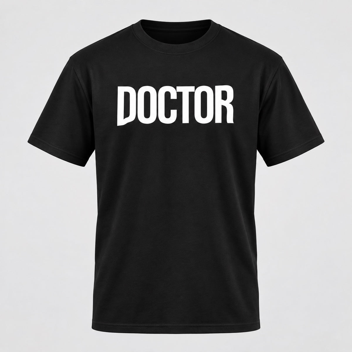 The DOCTOR T-Shirt, ghost mannequin front