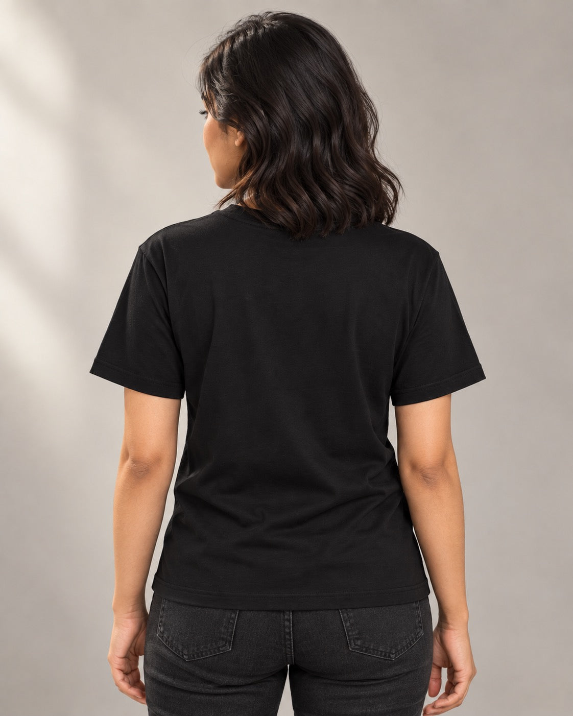 The DOCTOR T-Shirt, on-model plain back