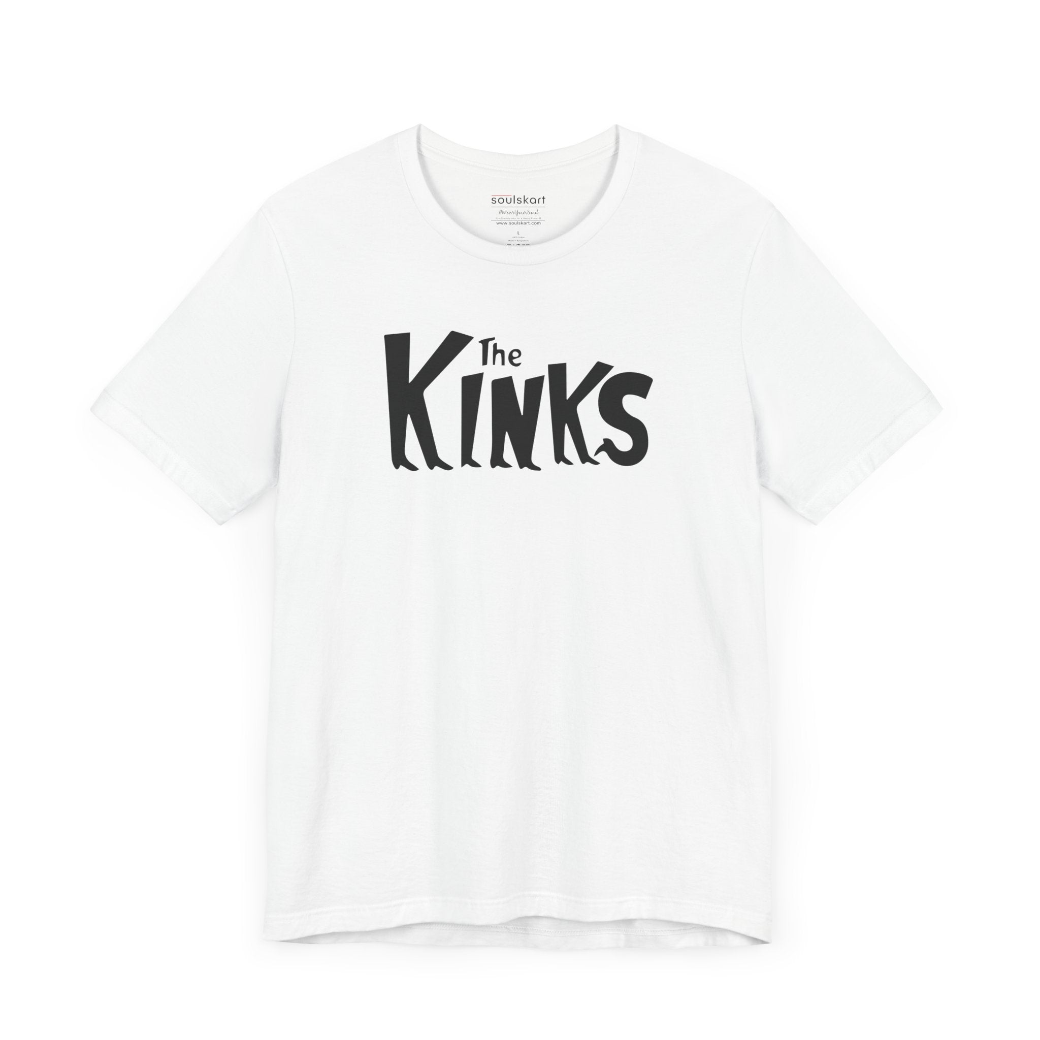 The Kinks Band Tee — side view