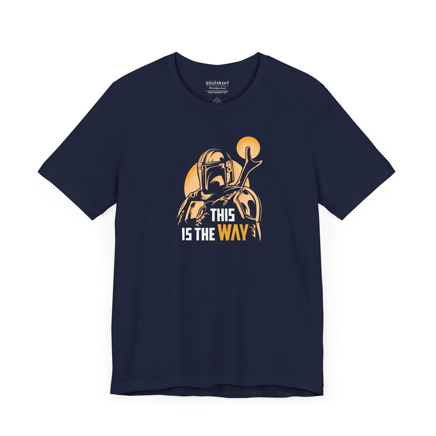 This Is The Way Mandalorian Graphic Tee — front view