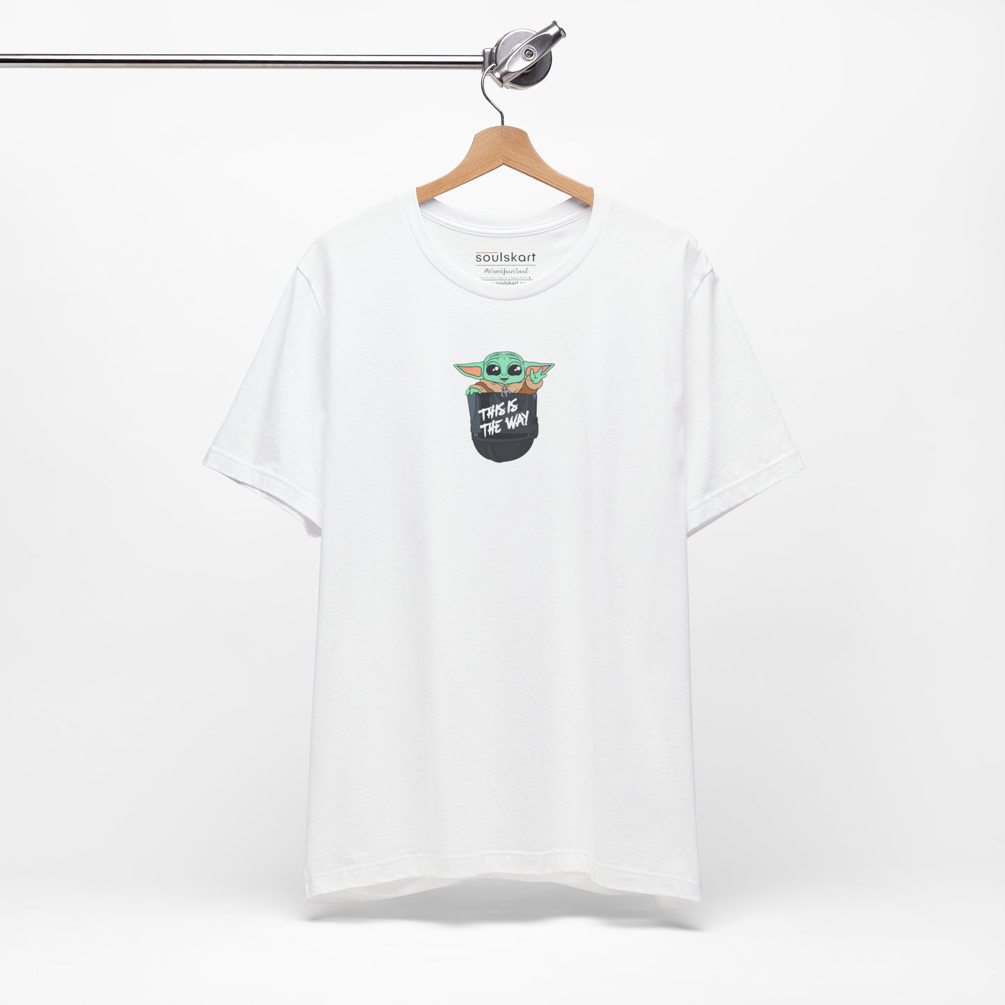 This Is The Way Mandalorian Grogu Unisex Tee — back view