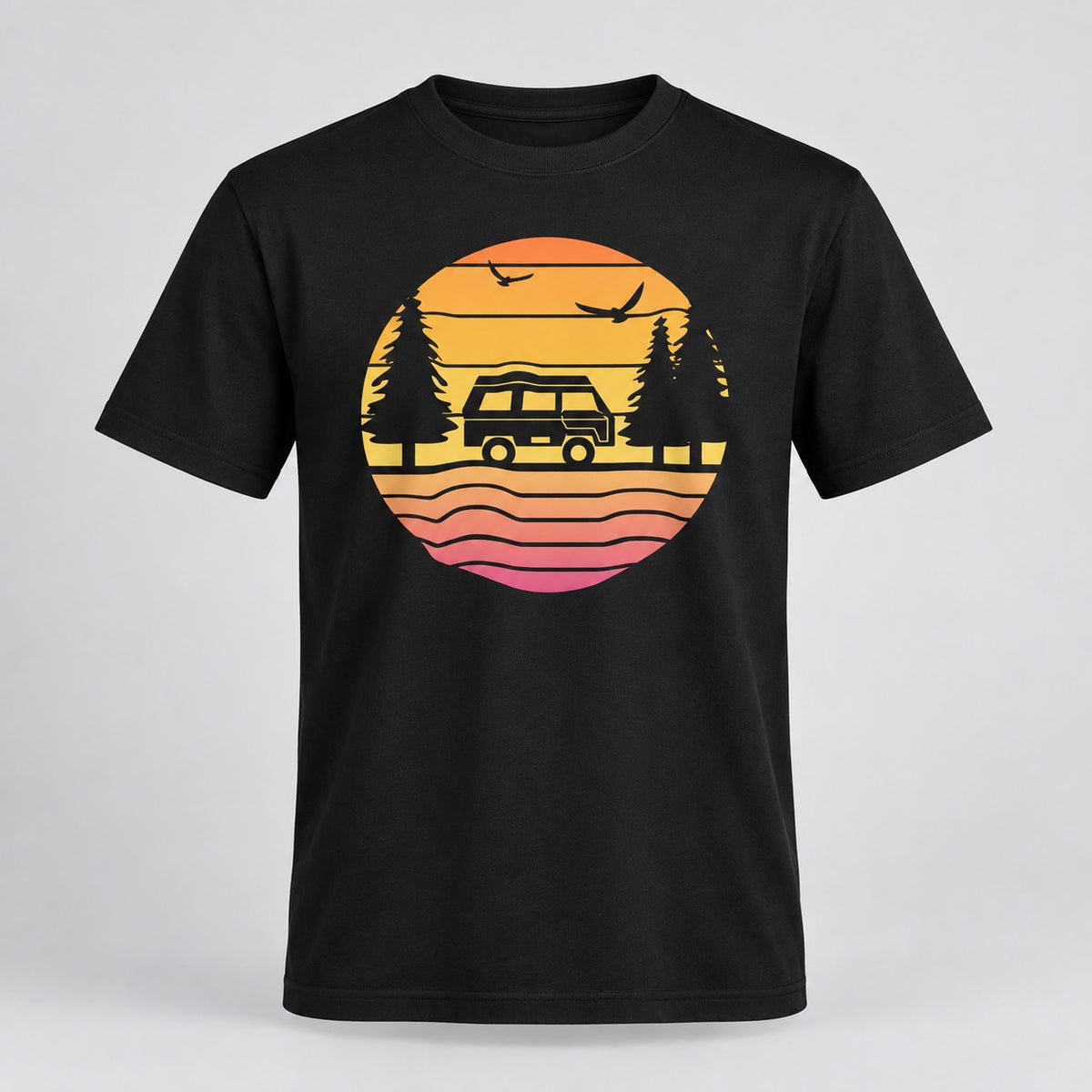 Travelling Unisex T-Shirt, ghost mannequin front
