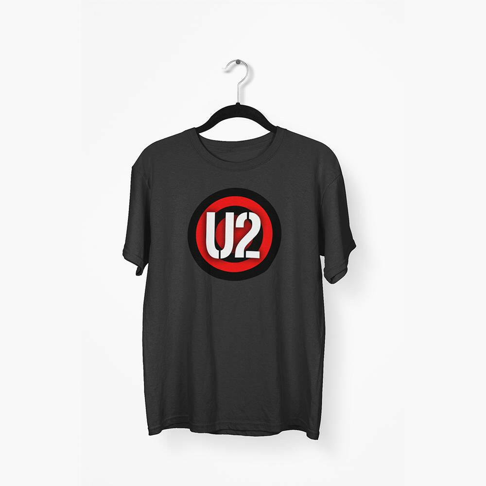 U2 Red Circle Logo Tee — main product image