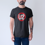 U2 Red Circle Logo Tee — product photo 2