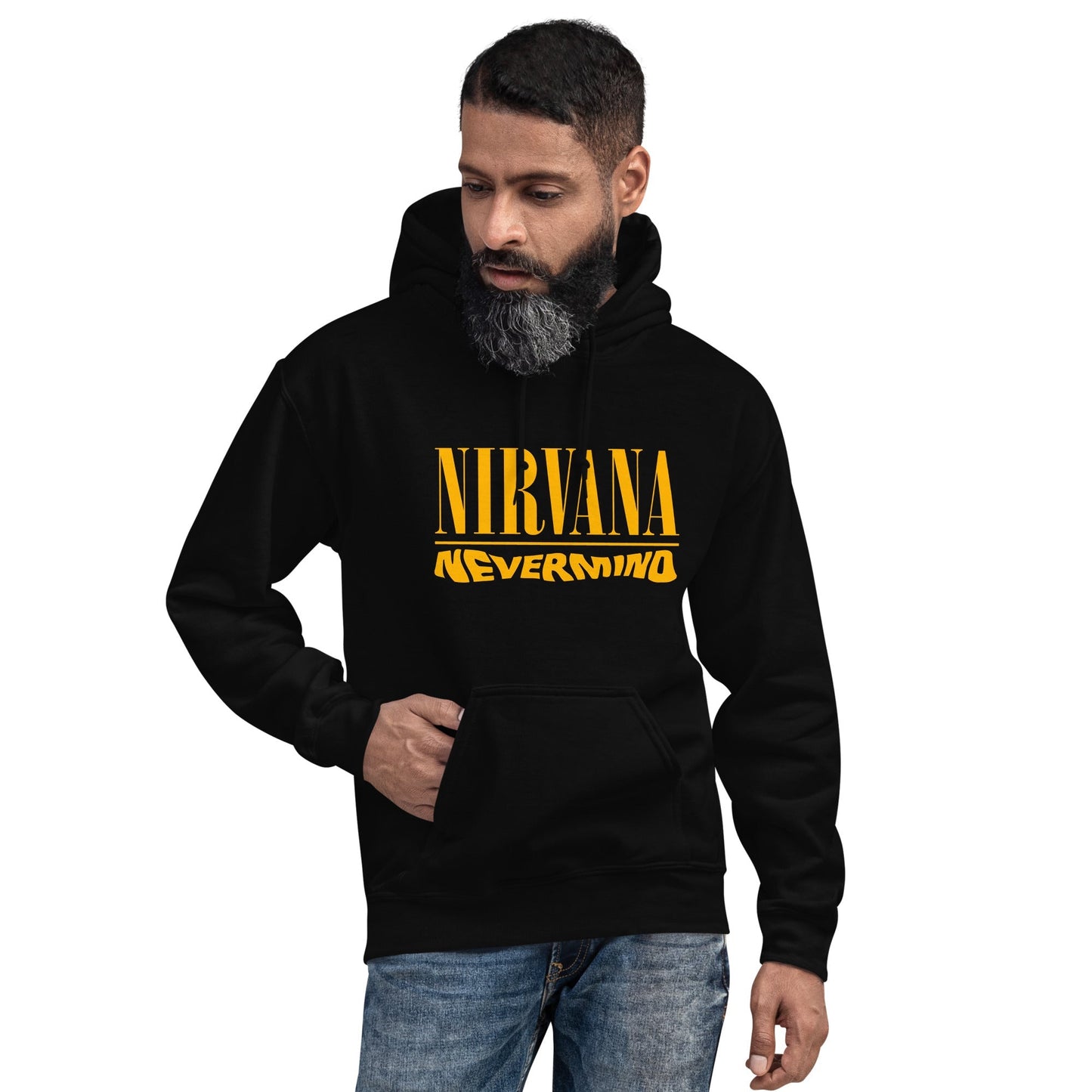 Nirvana Nevermind Unisex Hoodie - Lifestyle Image