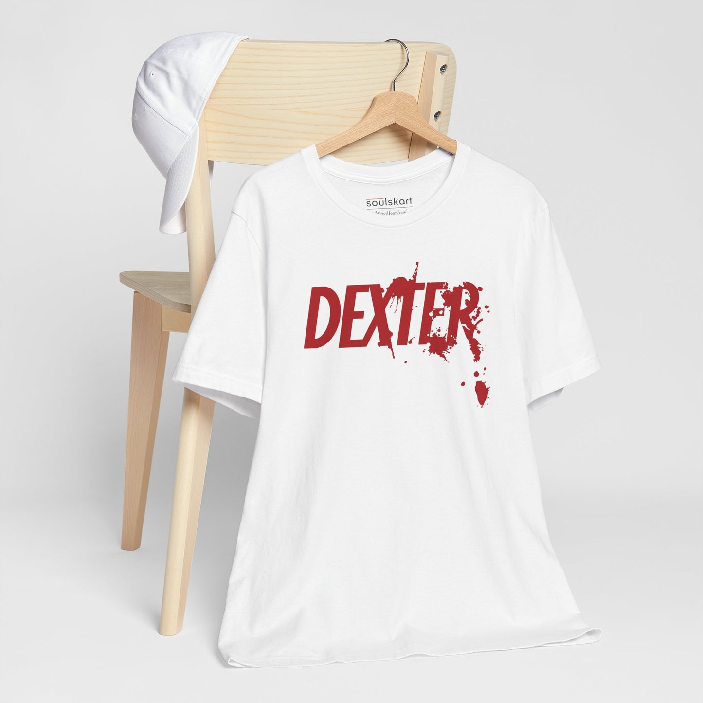 Unisex Jersey Short Sleeve Tee — worn on model