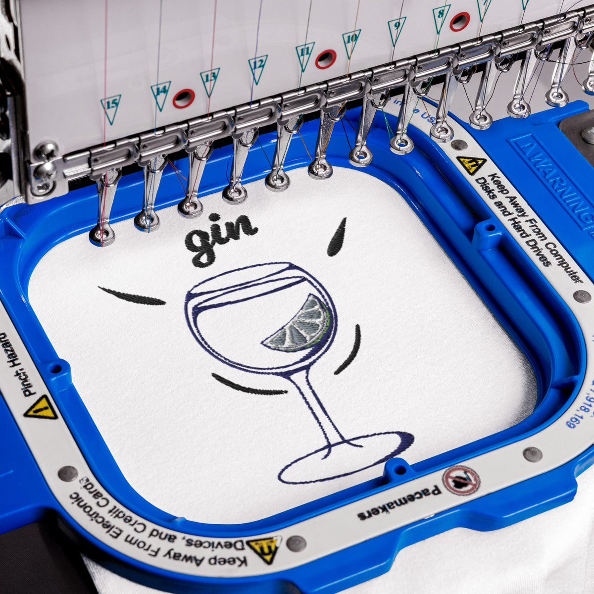 Gin & Tonic State of Mind Embroidered Tee — product photo 4