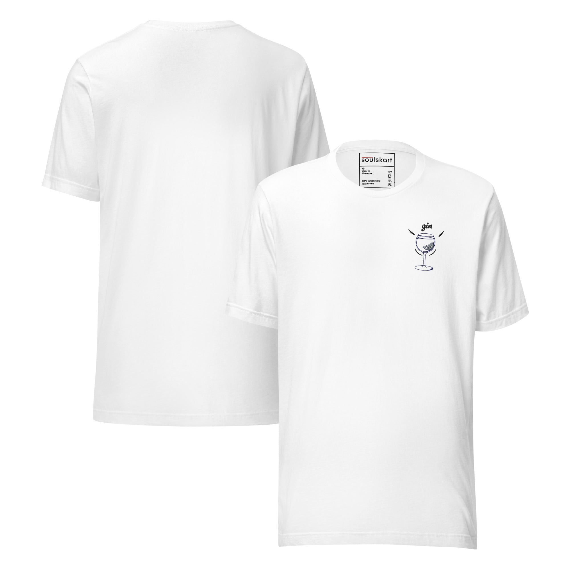 Gin & Tonic State of Mind Embroidered Tee — product photo 5